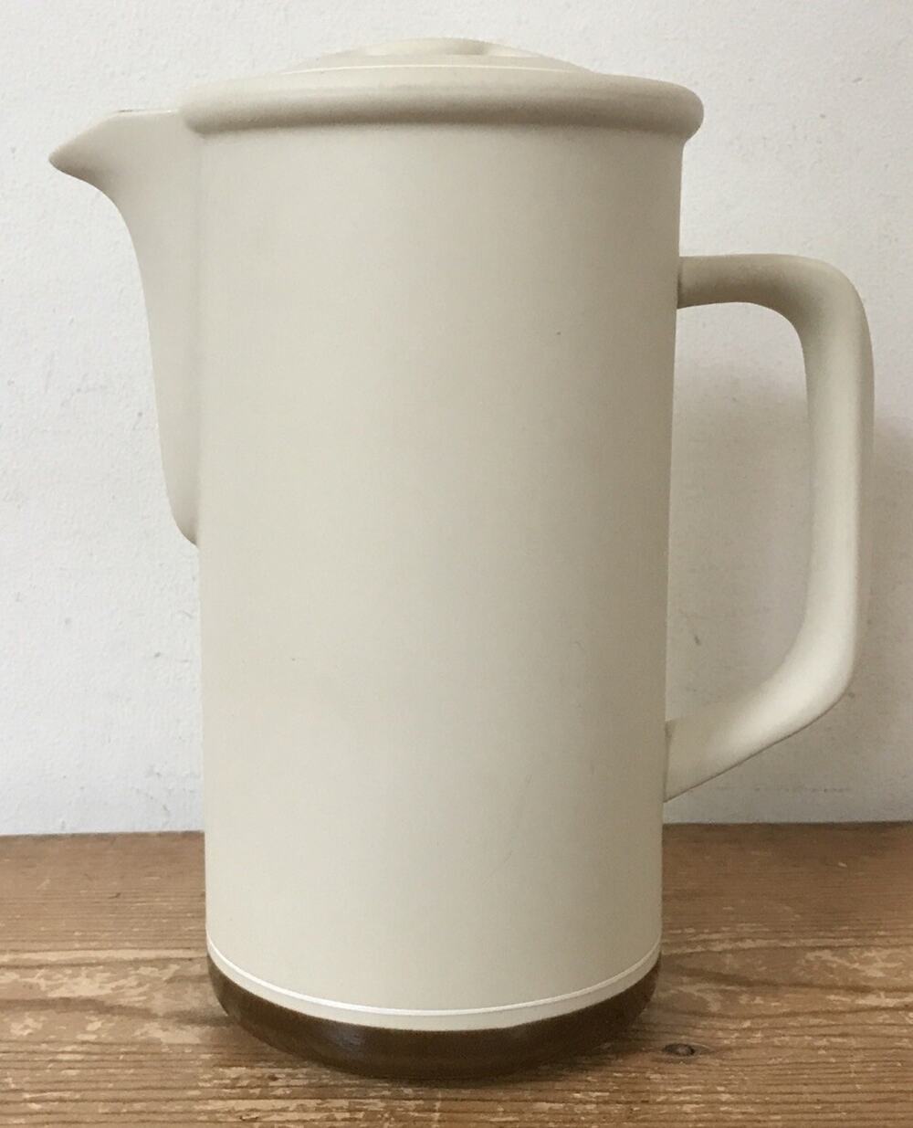 Vintage 70s Arita Genesis Beige 5245 Japanese Stoneware Tea Coffee Pot Japan
